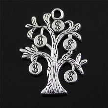 Load image into Gallery viewer, 10pcs Charms Tree Antique Silver Color Money Tree Pendant Charms Life Tree Charms Jewelry Accessories
