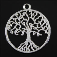 Load image into Gallery viewer, 10pcs Charms Tree Antique Silver Color Money Tree Pendant Charms Life Tree Charms Jewelry Accessories
