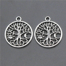 Load image into Gallery viewer, 10pcs Charms Tree Antique Silver Color Money Tree Pendant Charms Life Tree Charms Jewelry Accessories
