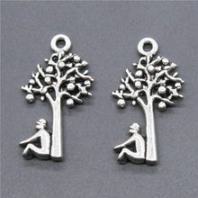 Load image into Gallery viewer, 10pcs Charms Tree Antique Silver Color Money Tree Pendant Charms Life Tree Charms Jewelry Accessories
