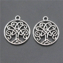 Load image into Gallery viewer, 10pcs Charms Tree Antique Silver Color Money Tree Pendant Charms Life Tree Charms Jewelry Accessories
